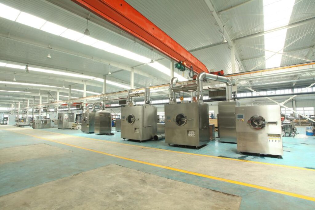 coating machine assemble site