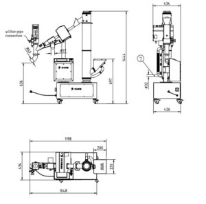 metal detector capsule layout drawing