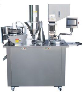 one feeder semi auto capsule filling machine