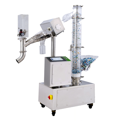 metal detector combined with capsule polishing