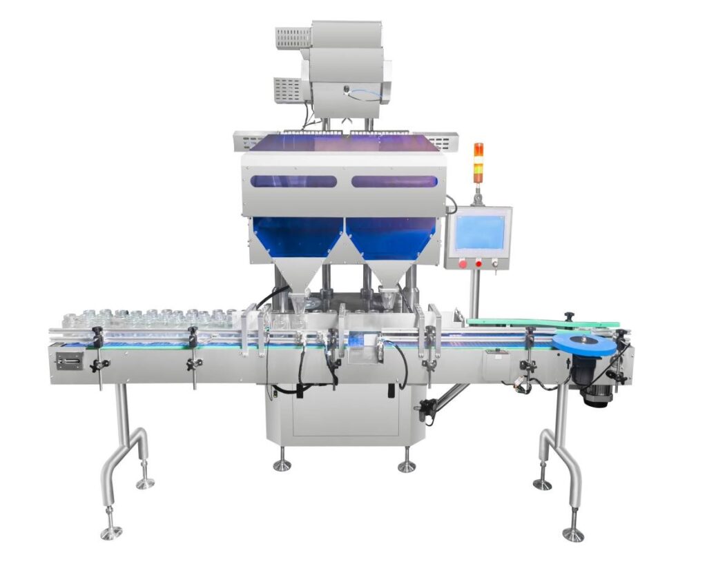 Sticky gummy counting machine