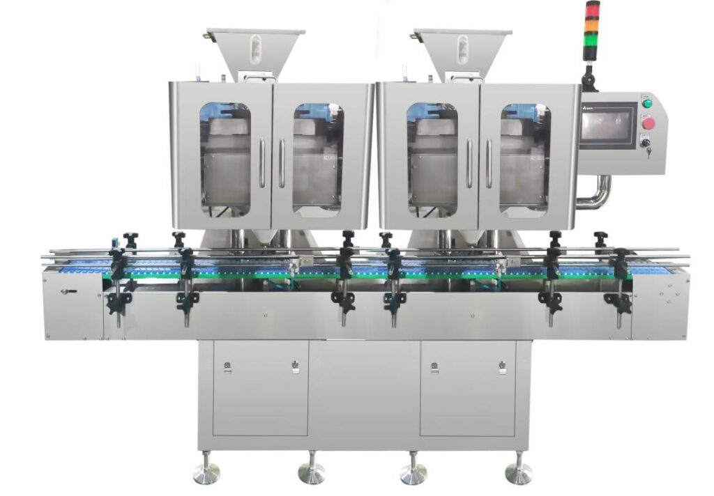 16 channels of tablet capsule counting&bottle filling machine