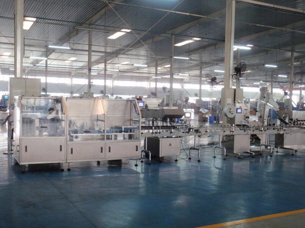 counting bottle filling machine assemble line